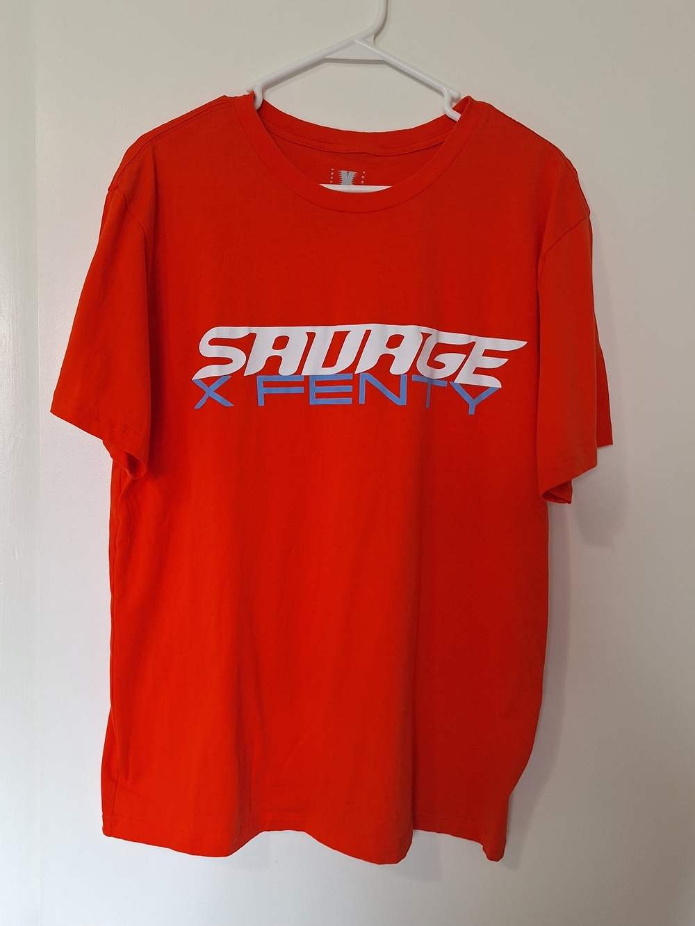 Savage X Fenty Essential Racer Orange Graphic Tee
